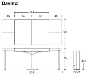 Κονσόλα τραπέζι Davinci